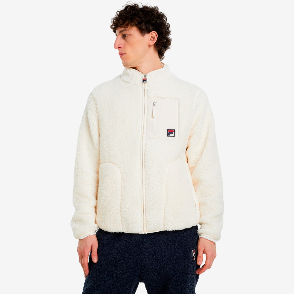 Zip Through Fleece Jacket, Gardenia#94173