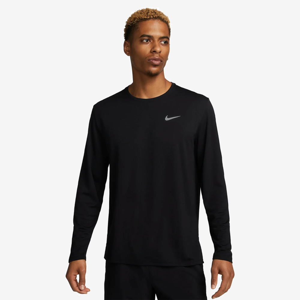 Miler Dri-FIT UV Long-Sleeve Running Top, Black#112181