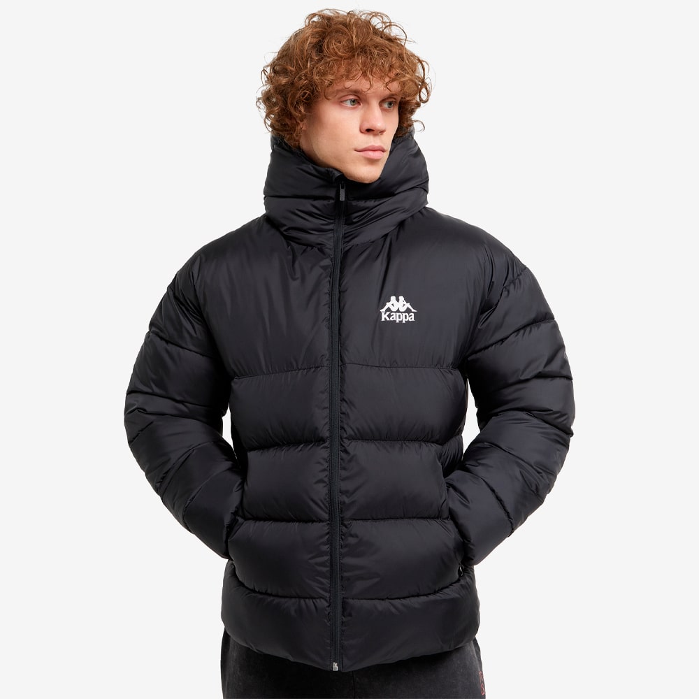 Classic Logo Puffer Jacket, Black#95251