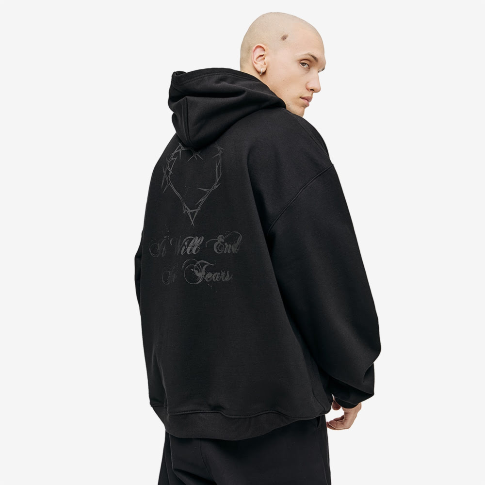 It Will End Hoodie, Black#93075