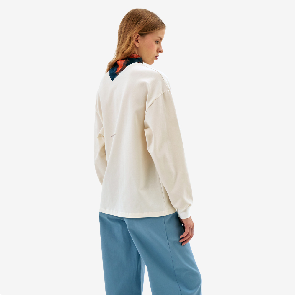 Essential Peachskin Longsleeve, Milk#108185