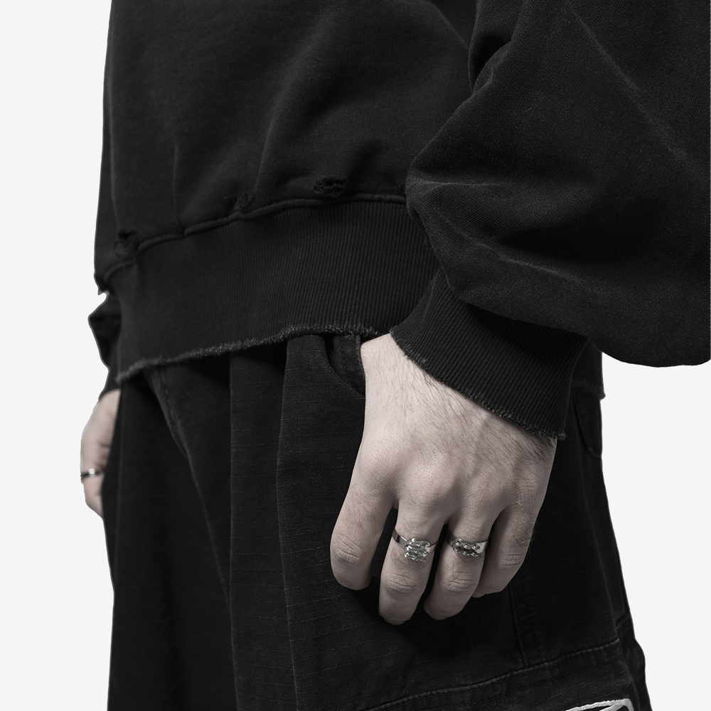 ORBIT Sweatshirt, Black/Red#112978