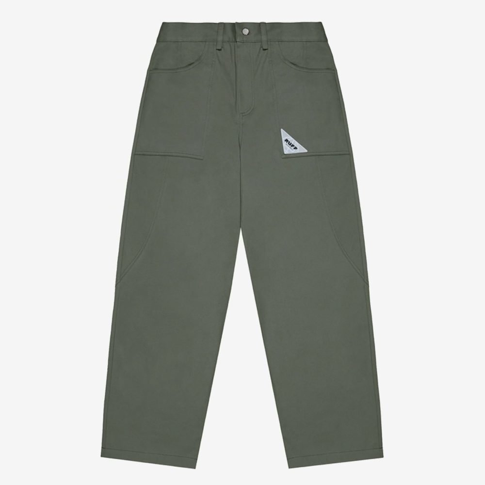 Trousers With Patch Pockets, Green