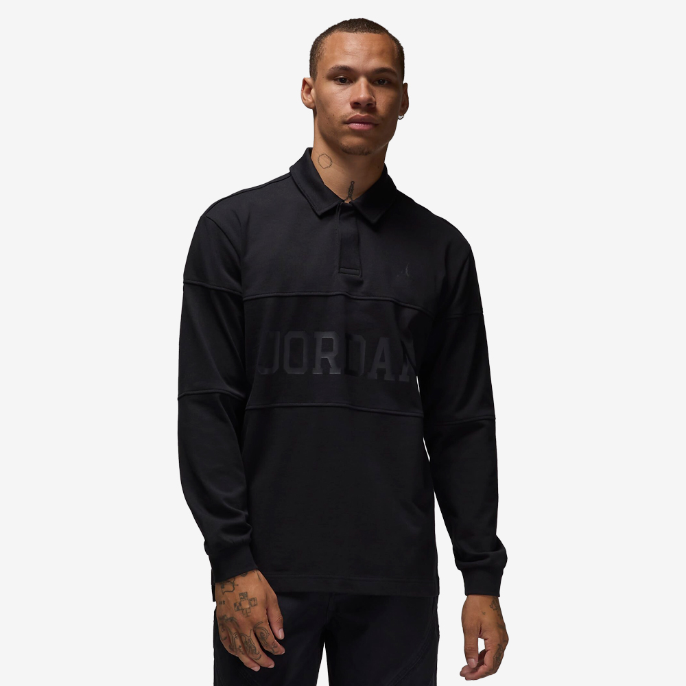 Essentials Longsleeve Rugby Top, Black купить в интернет-магазине ...