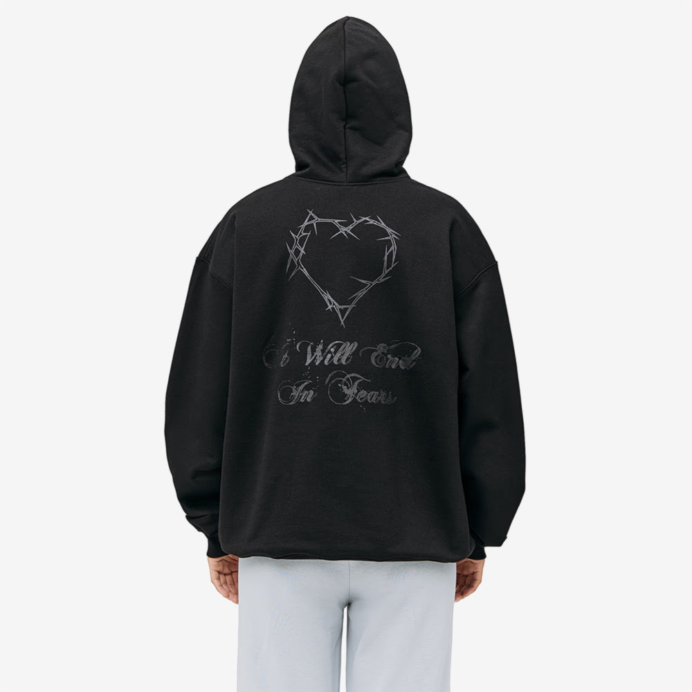 It Will End Hoodie, Black#93077