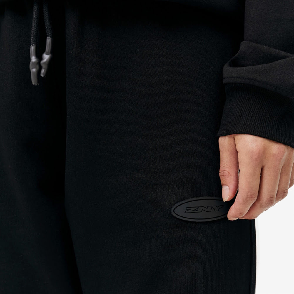 PVC Logo Pants, Black/Black#93055