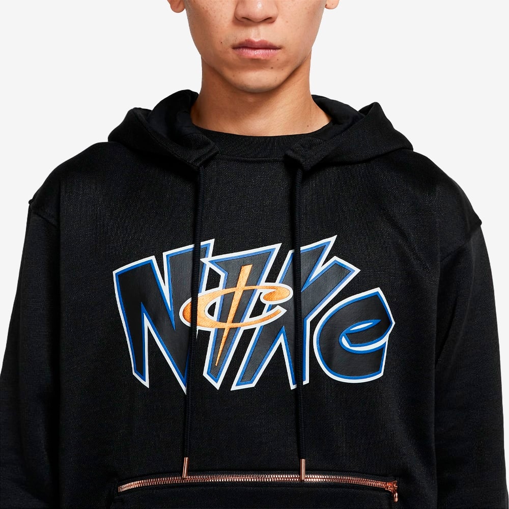 Худи Nike Dri-FIT Standart Issue Premium Pullover Hoodie, Black/Metallic  Copper купить в интернет-магазине funkydunky.ru DA5989-010