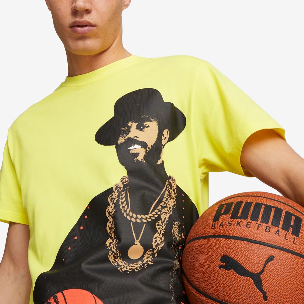 Franchise Q4 Graphic Tee 4, Lemon Meringue/Black#96532