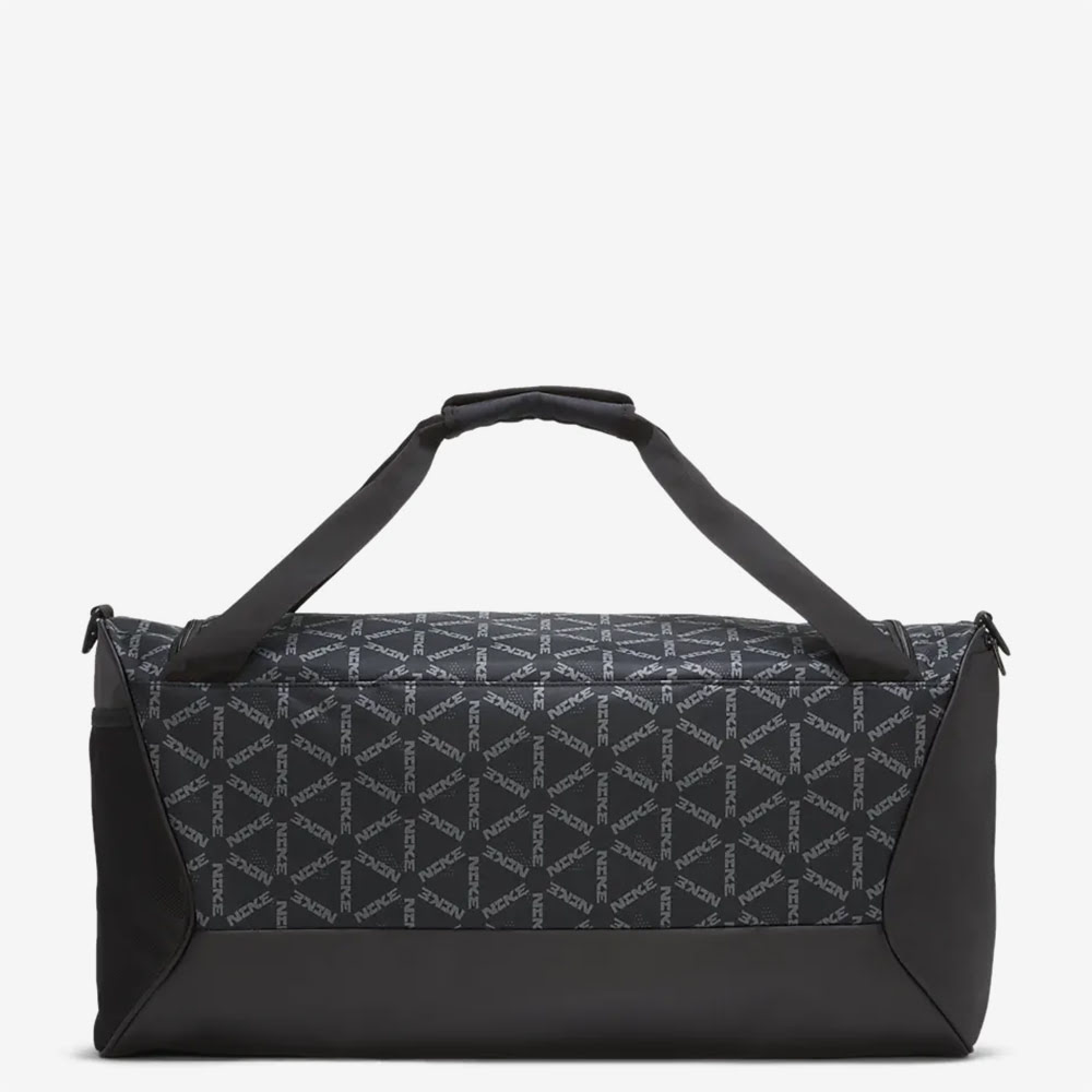 Brasilia Printed Training Duffel Bag, Black/White#85094