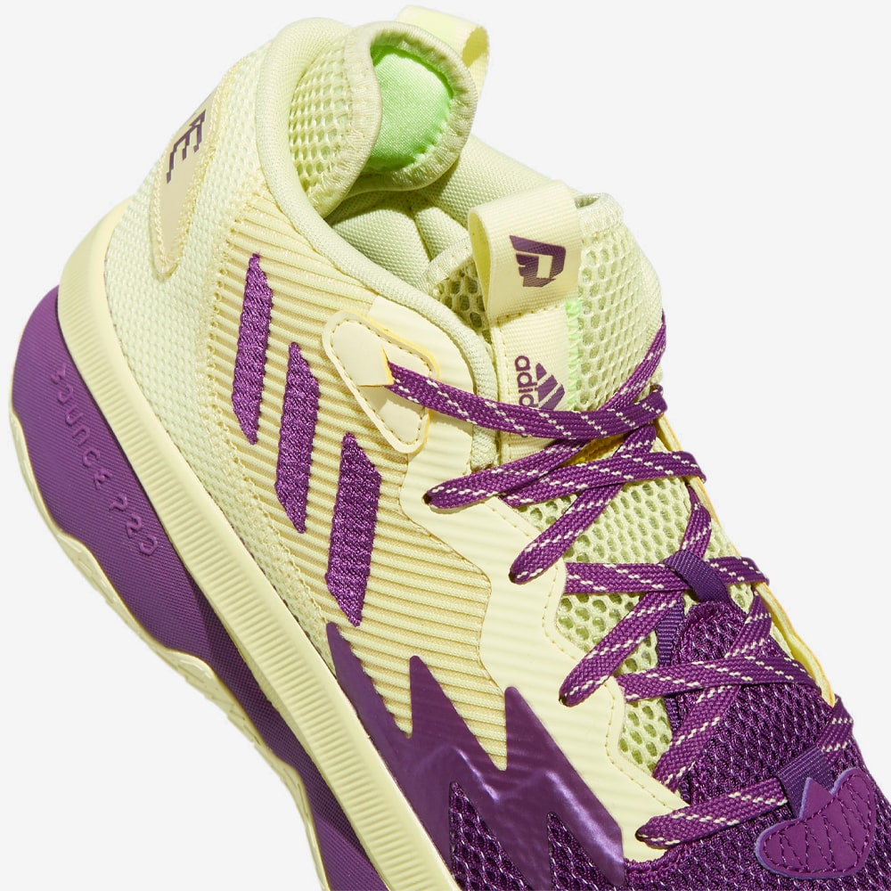 Dame 8, Yellow Tint/Glory Purple/Signal Green#79529
