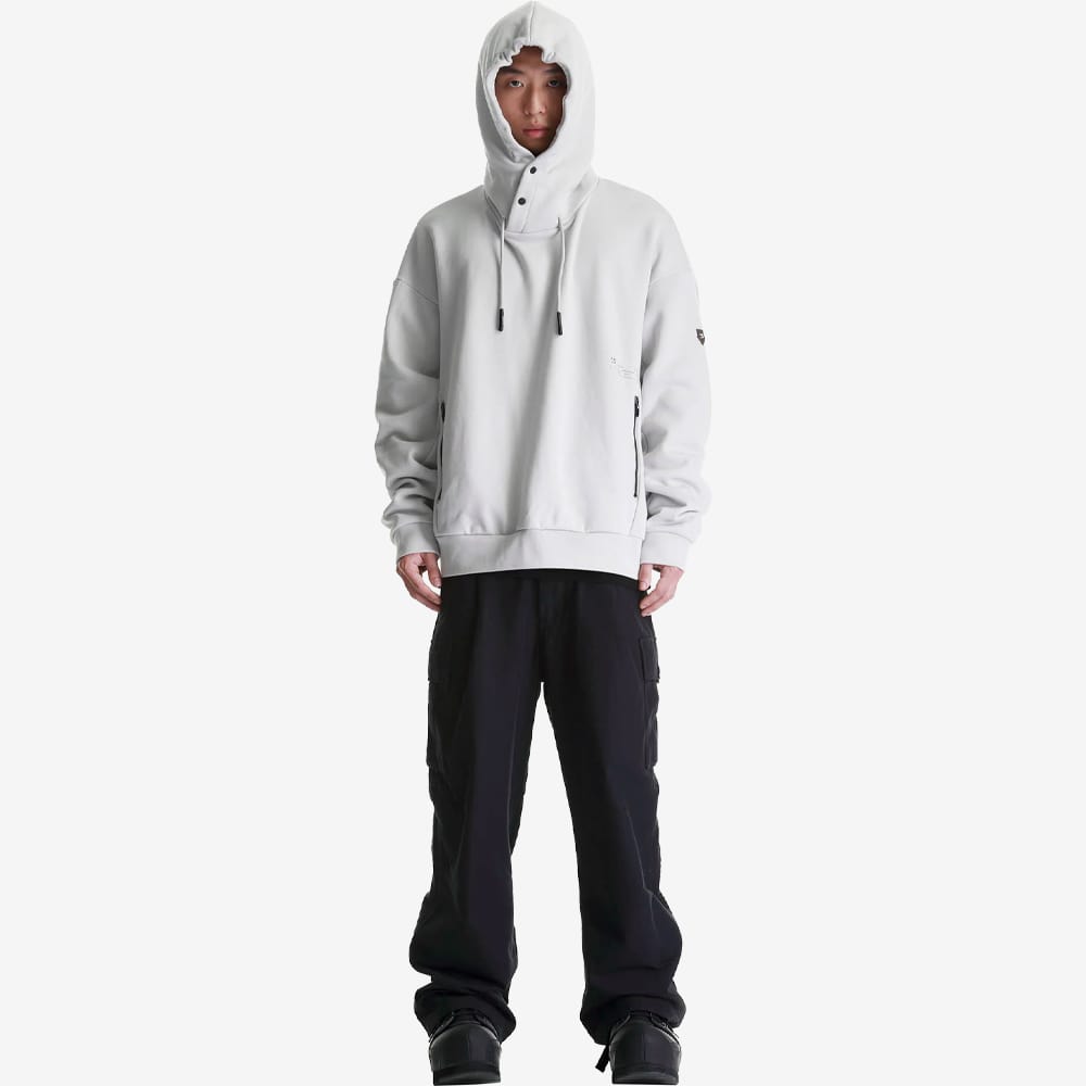 FRISSON Pull-Over Hoodie, Light Grey#93704