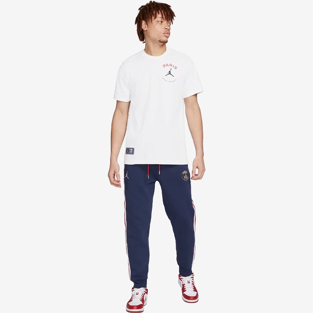 PSG Logo Tee, White/Midnight Navy#70605