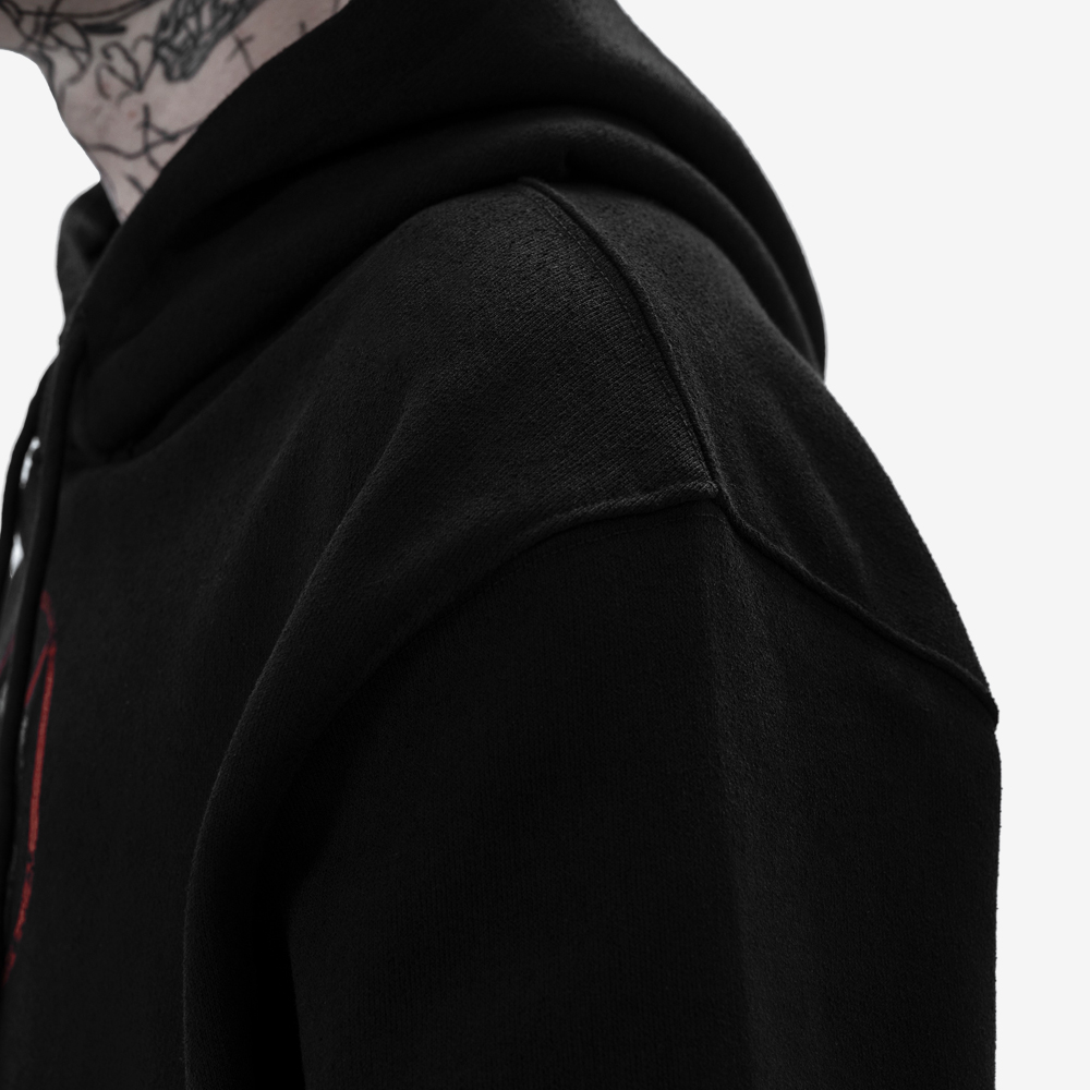 ANTIBITE Hoodie, Black/Red#113053