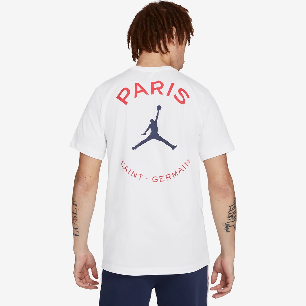 PSG Logo Tee, White/Midnight Navy#70601