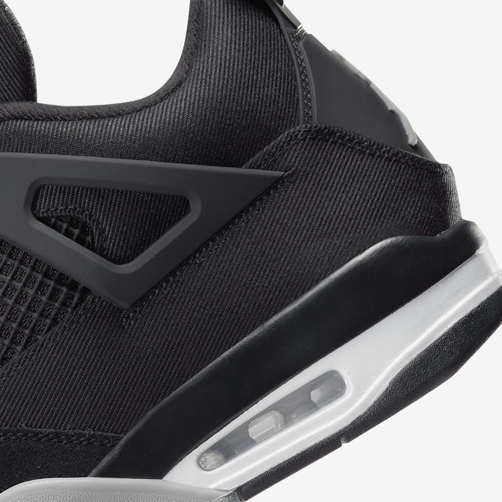 AJ 4 Retro SE, Black/Lt Steel Grey-White #90567