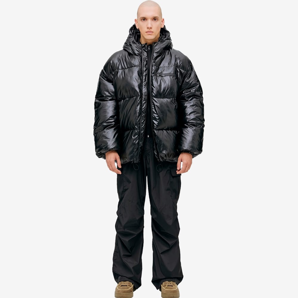 Hooded Jacket, Black#93475