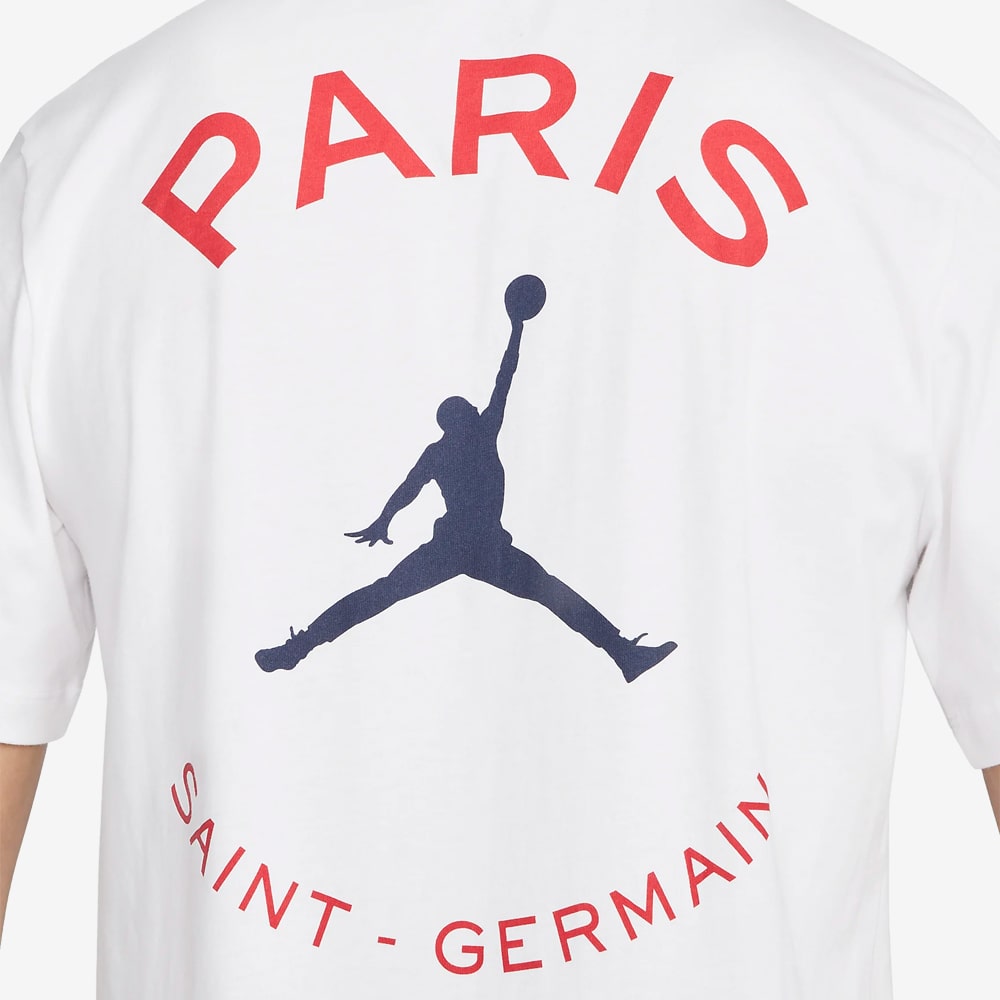 PSG Logo Tee, White/Midnight Navy#70604