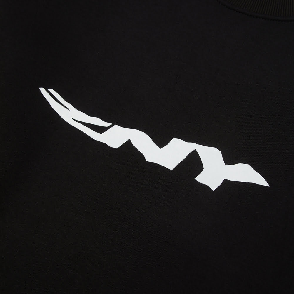 Wavy Logo Sweatshirt, Black#93162