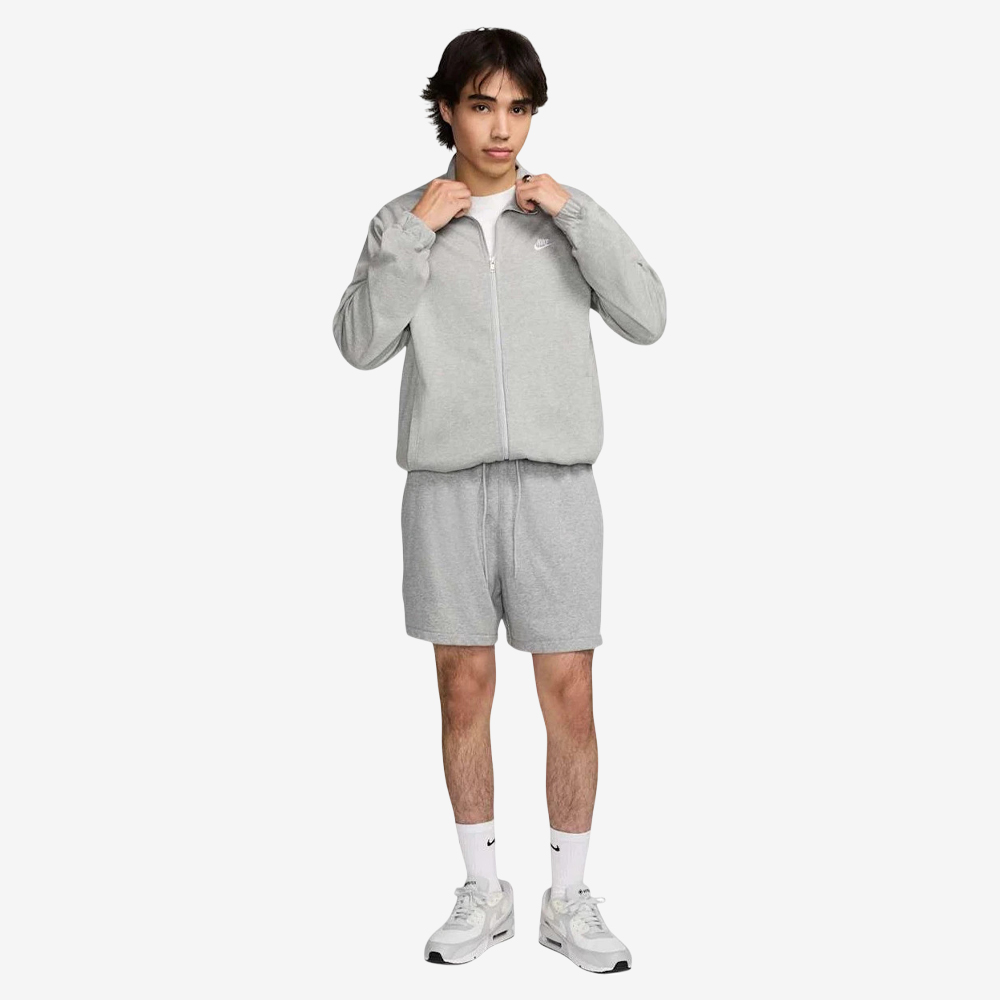 Club Knit Jacket, Dark Grey Heather/Light Smoke Grey/White#111016