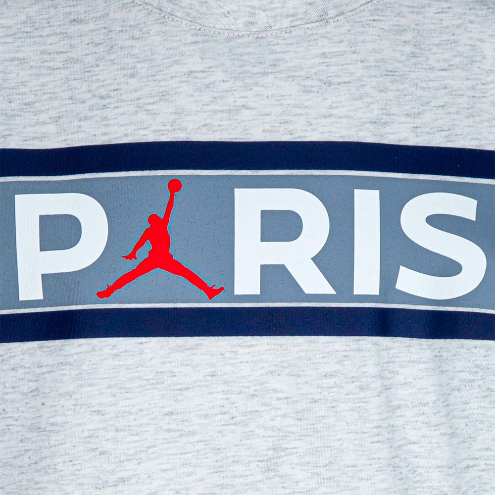 PSG Wordmark T-Shirt, Birch Heather/Midnight Navy#80078