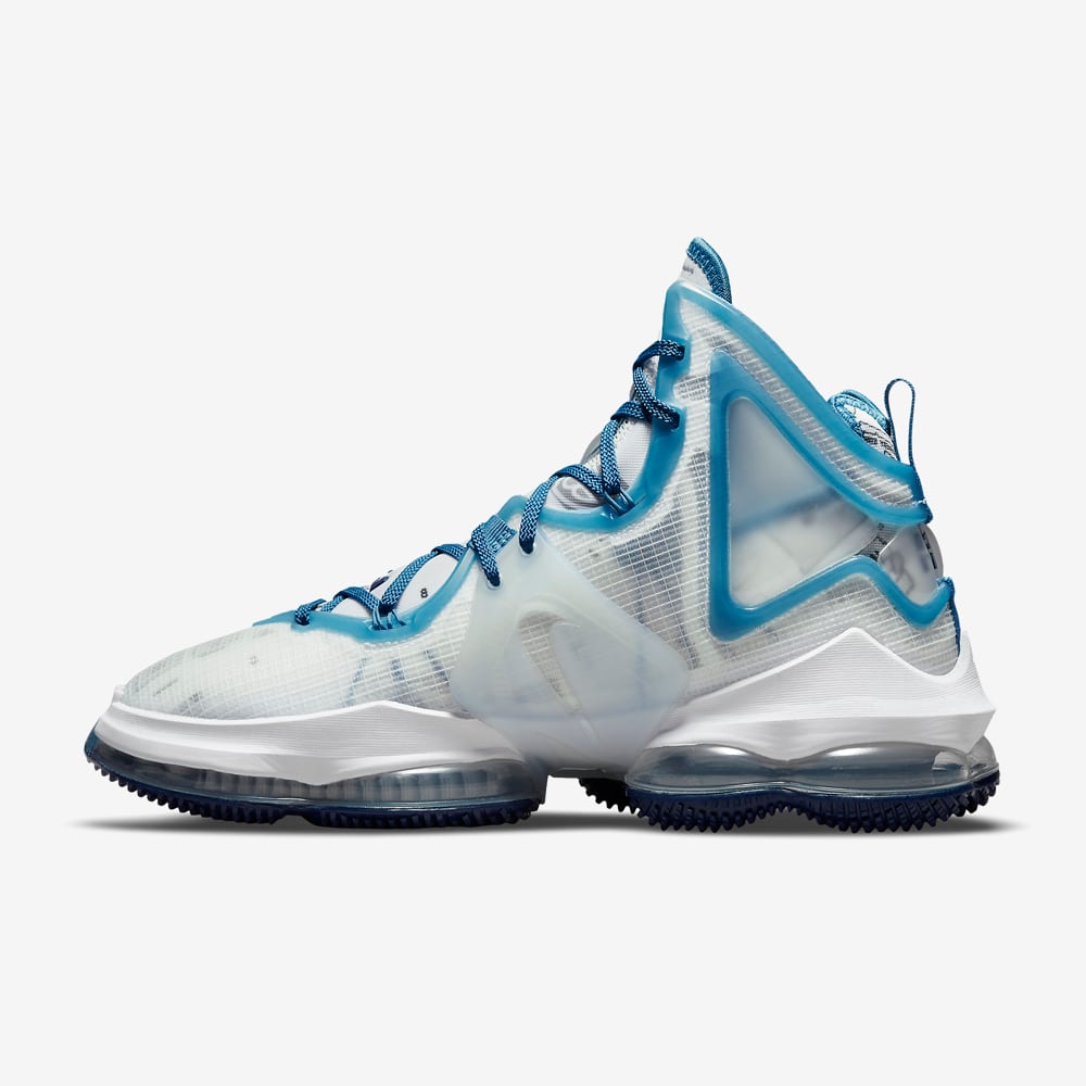 LeBron XIX, White/Dutch Blue-Blue Void#78347