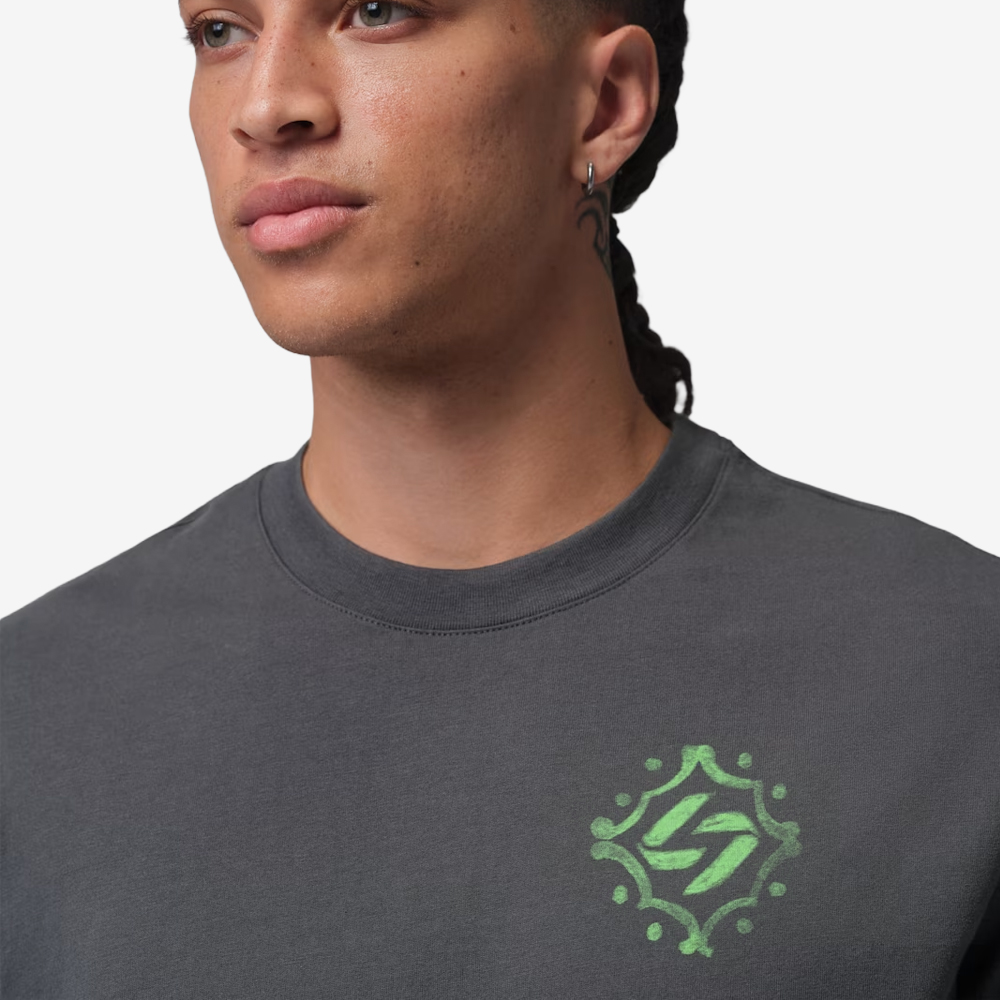 Luka Graphic T-Shirt, Anthracite/Scream Green#112171