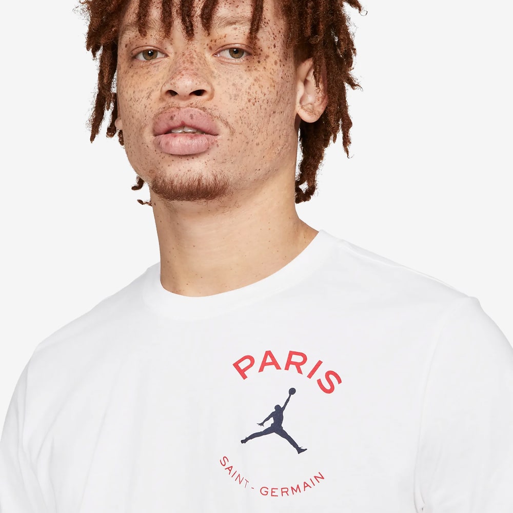 PSG Logo Tee, White/Midnight Navy#70602