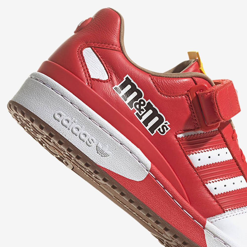 M&M's Forum 84 Low, Red/White#83492