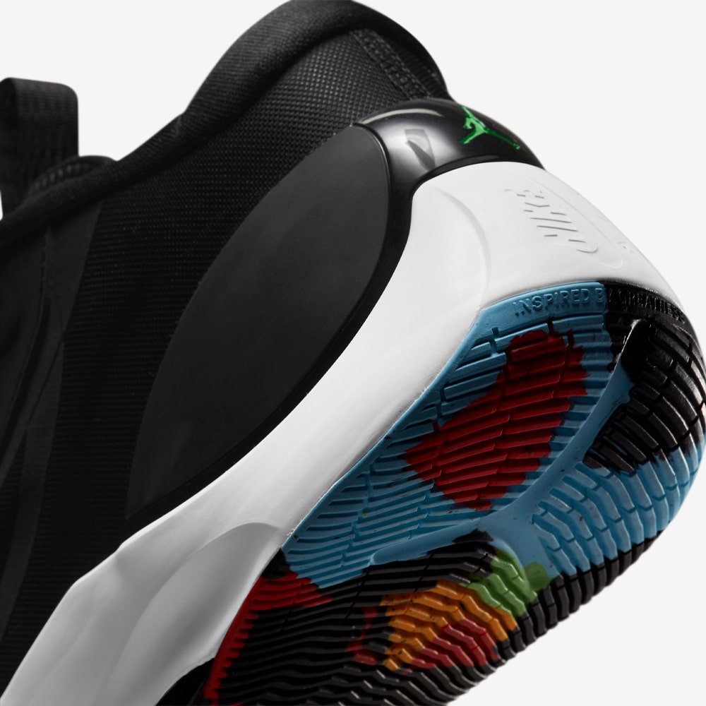 Zoom Separate, Black/Green Strike-Black-Laser Orange#79804
