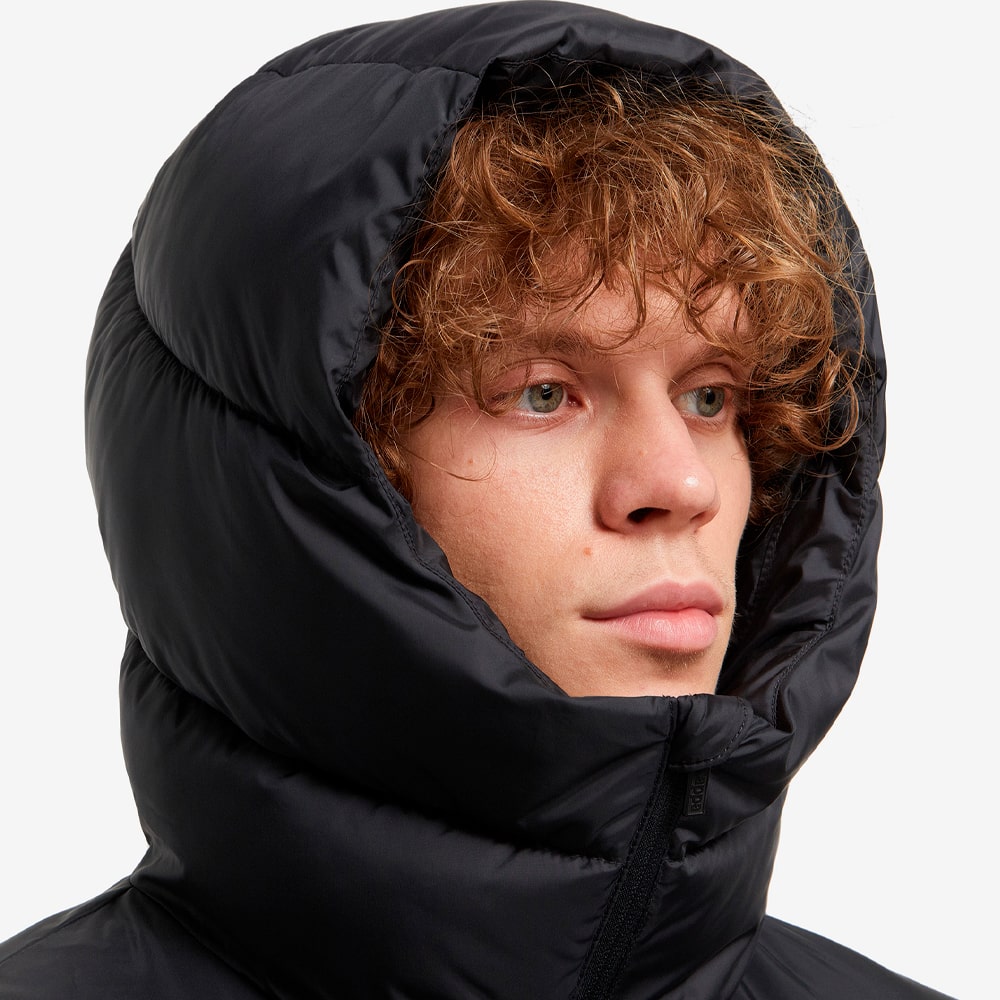 Classic Logo Puffer Jacket, Black#95253