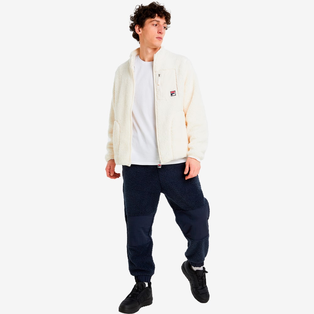 Zip Through Fleece Jacket, Gardenia#94179