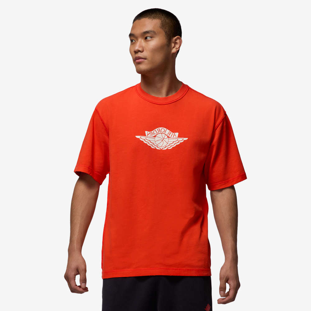 Jordan Rare Air T-Shirt, Chile Red/Sail#112648