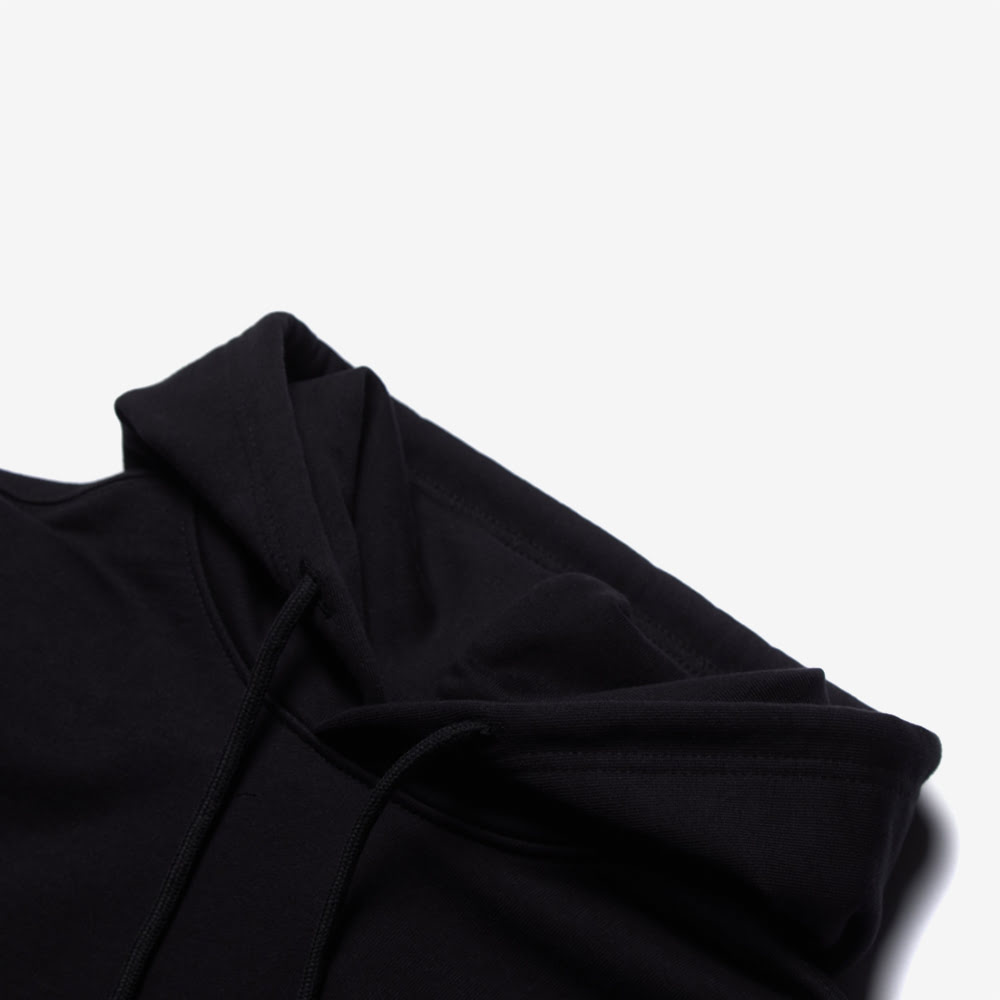 Stain Logo Hoodie, Black#88948