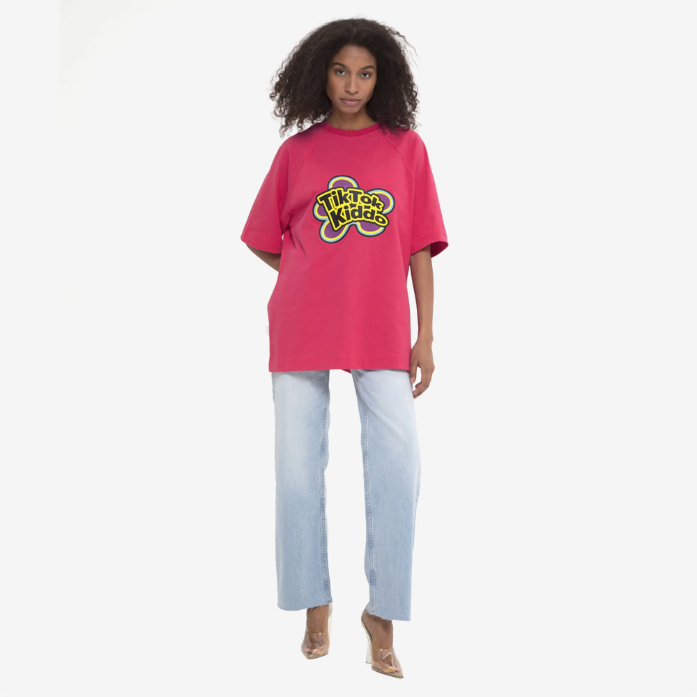 TIKTOK KIDDO Tee, Viva Magenta#88590