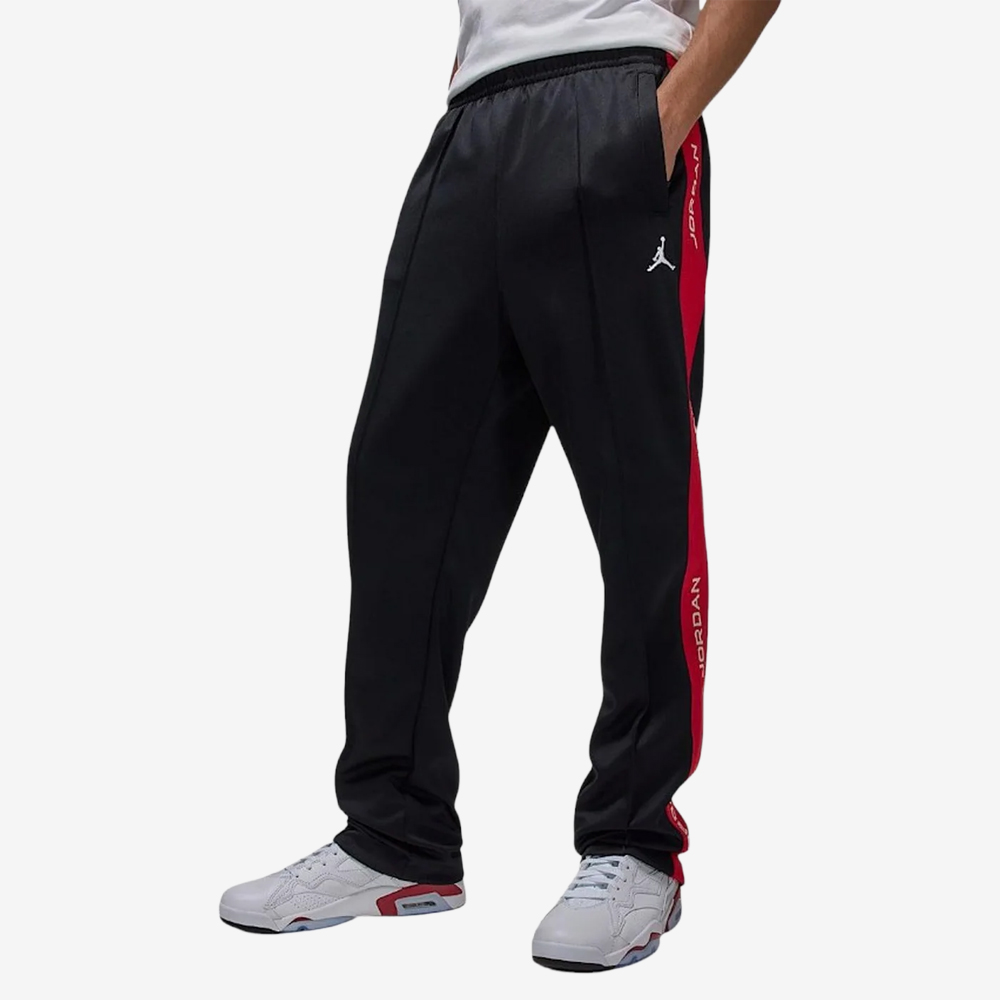 Essentials Tracksuit Pants, Black/Gym Red
