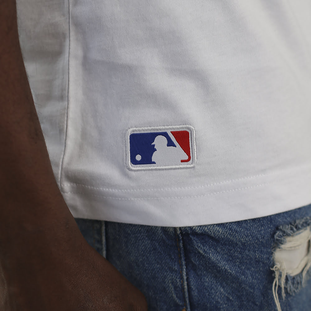 New York Yankees T-Shirt, White/White/Black#88772