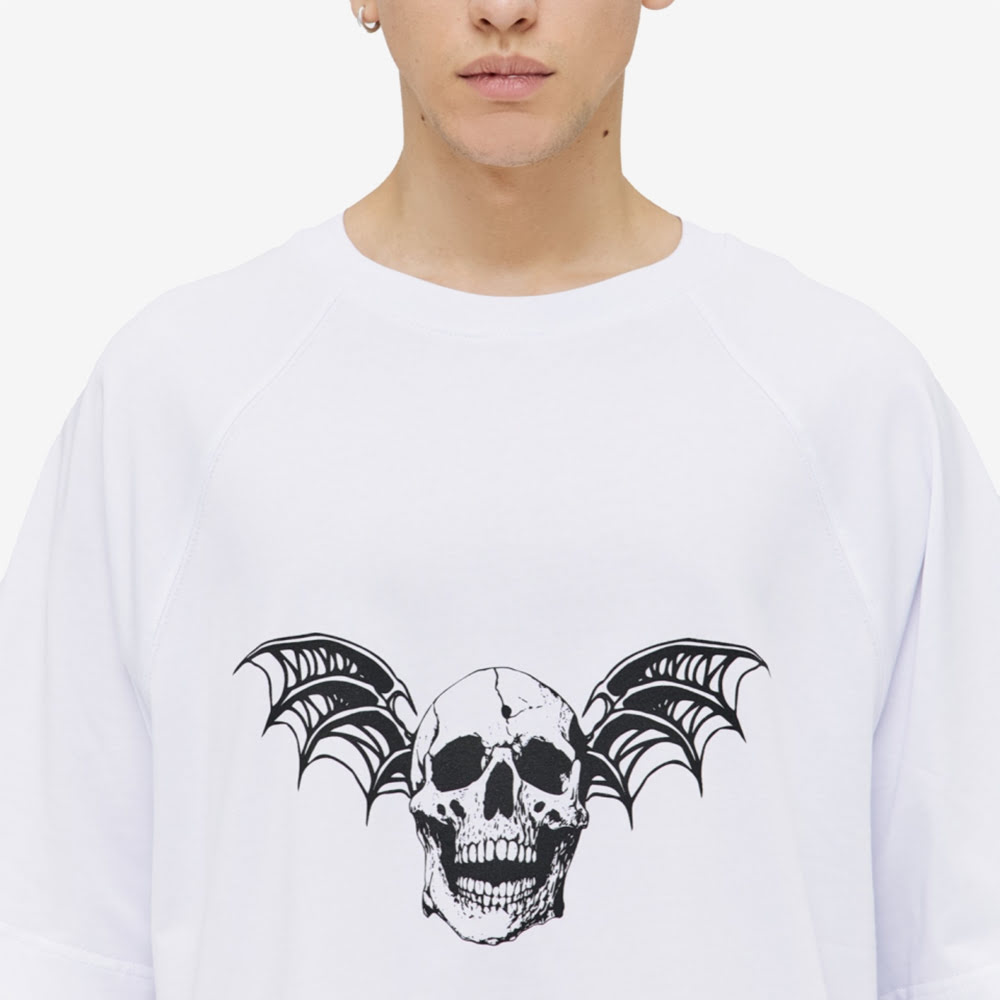 Skull Tee, White#93065