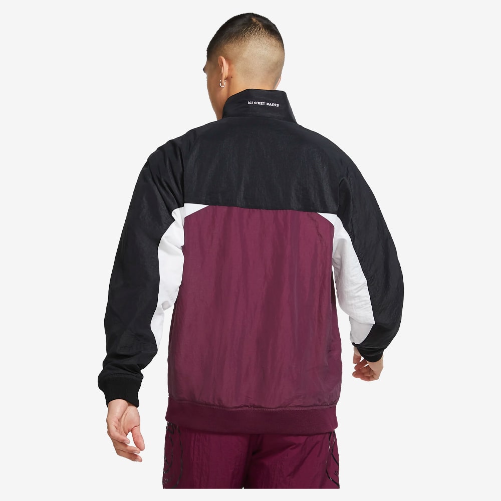 PSG Full-Zip Jacket, Black/Bordeaux/White/Metallic Gold купить в