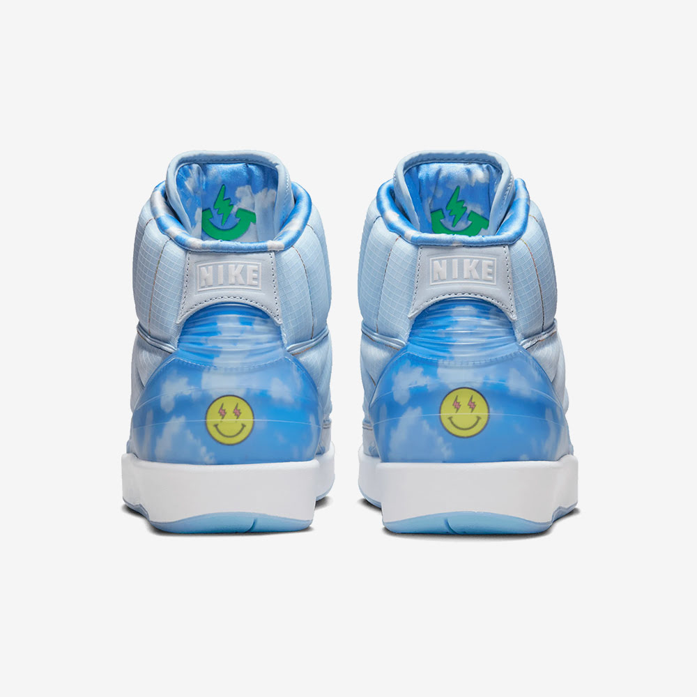 AJ 2 Retro SP x J Balvin, Celestine Blue/White-Multi#87634