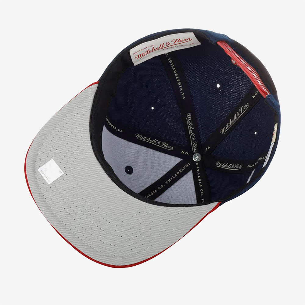 Jumbotron Snapback New Jersey Nets, Navy/Red#87408