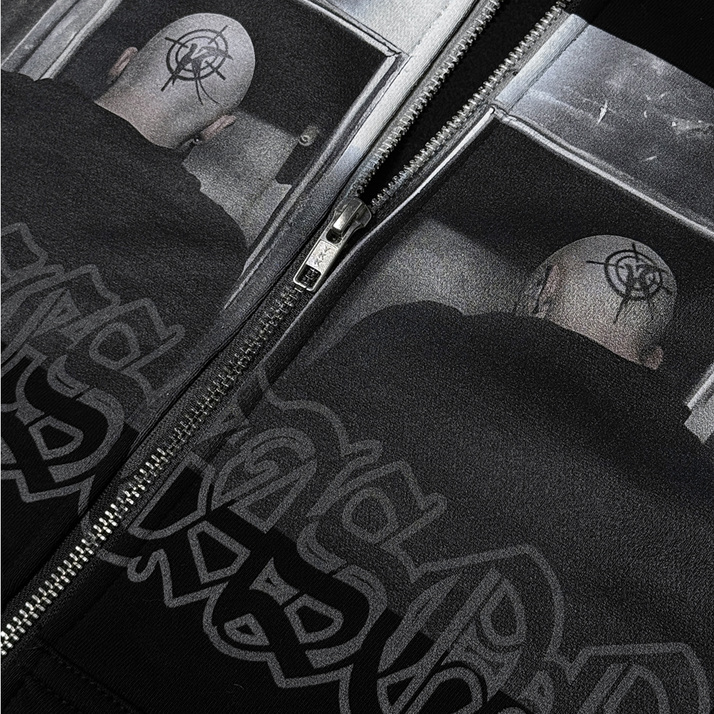 BLACKOUT Full-Zip Hoodie, Black#113022
