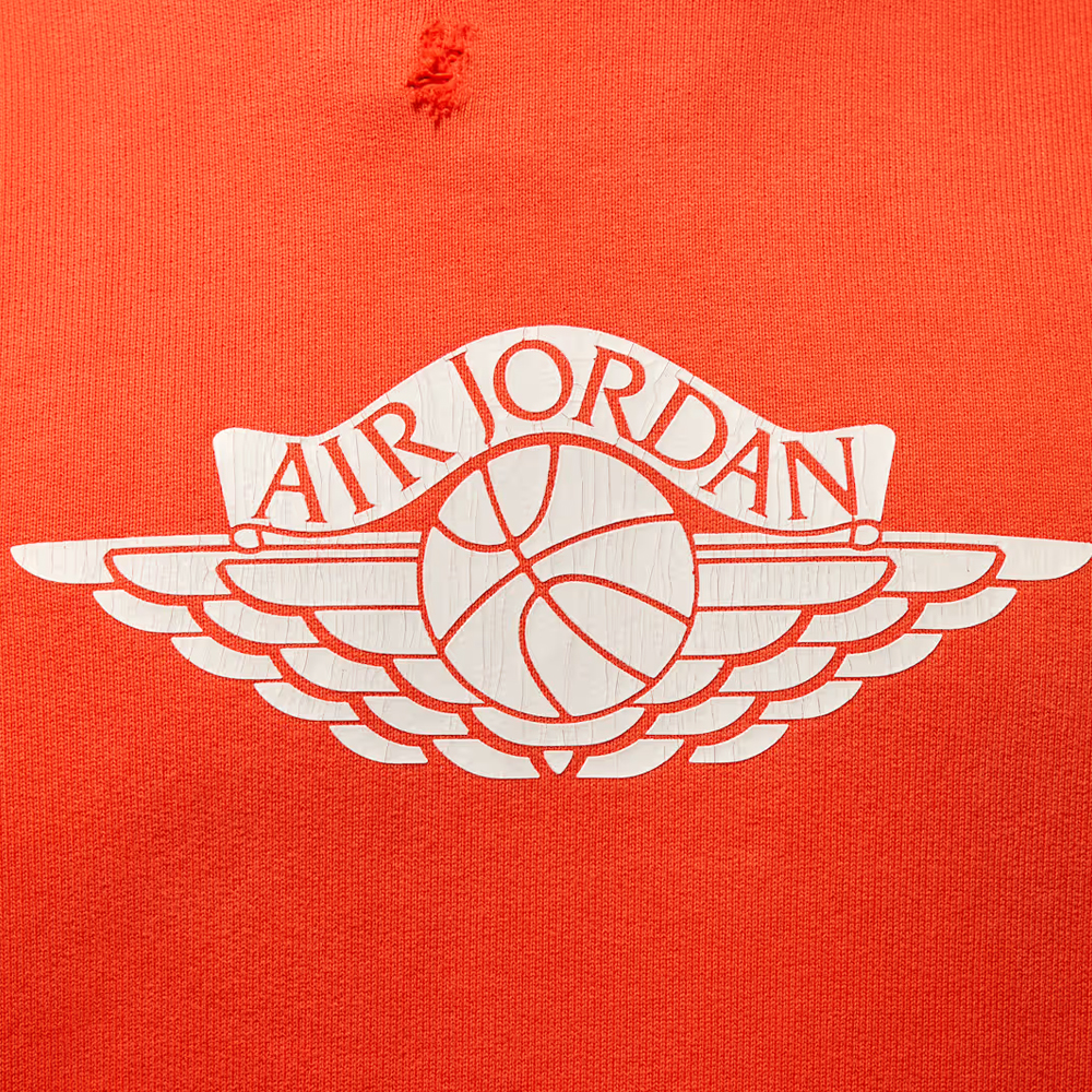 Jordan Rare Air Fleece Pullover Hoodie, Chile Red#112638