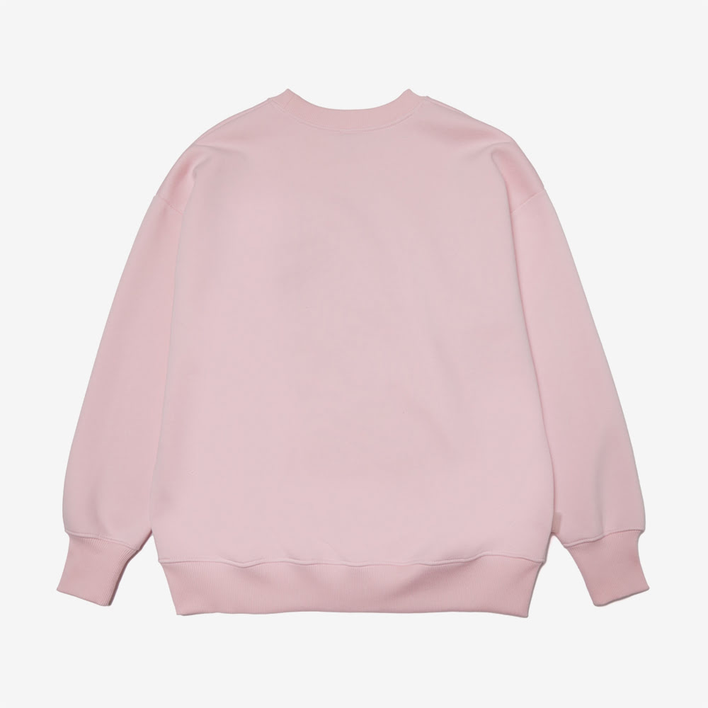 Flower Logo Sweatshirt, Pink#88225