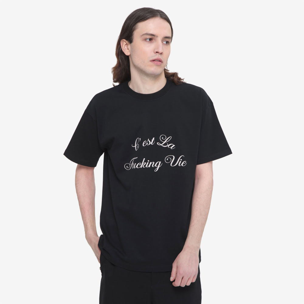 C'est La Vie T-Shirt, Black#88644