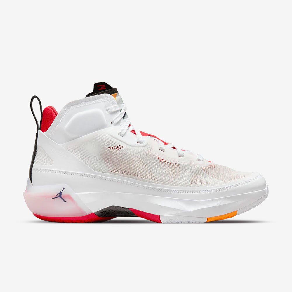AJ XXXVII, White/True Red-Light Silver#85339