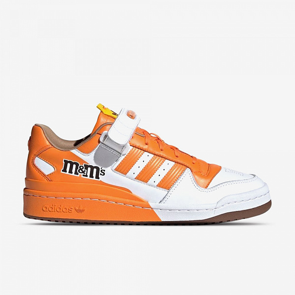 M&M's Forum 84 Low, Orange/White