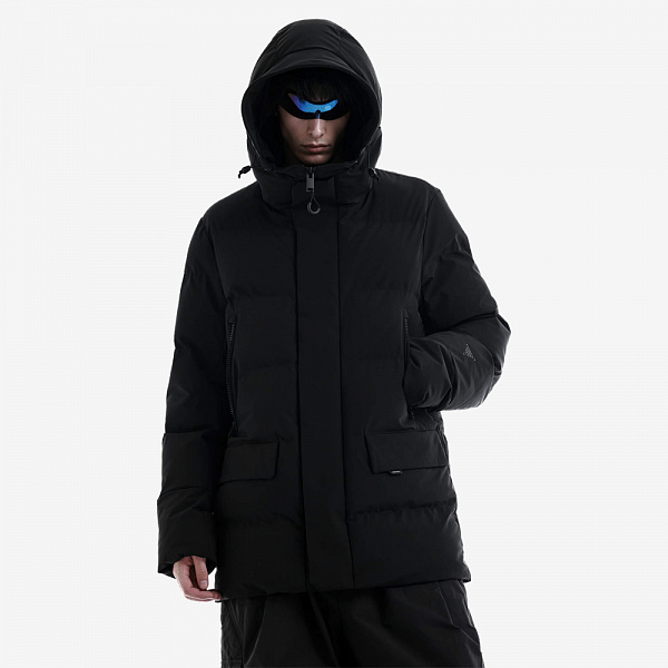 CASSINI Quilted Parka, Black